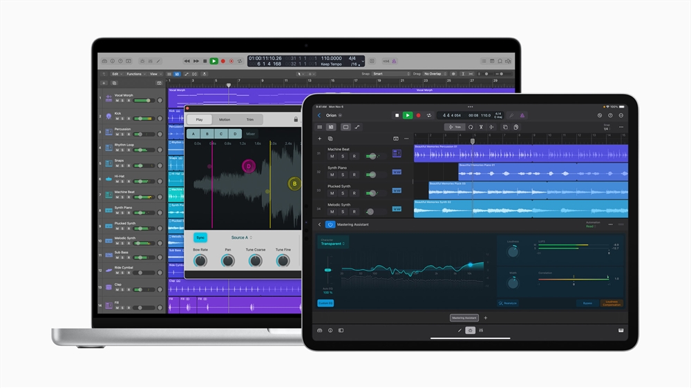 Apple-Logic-Pro，Mac 与 iPad 版 Logic Pro，音乐编辑，苹果